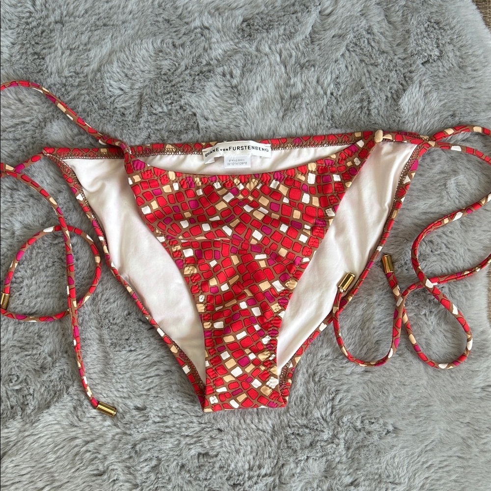 Diane Von Furstenburg String Bikini Bottom